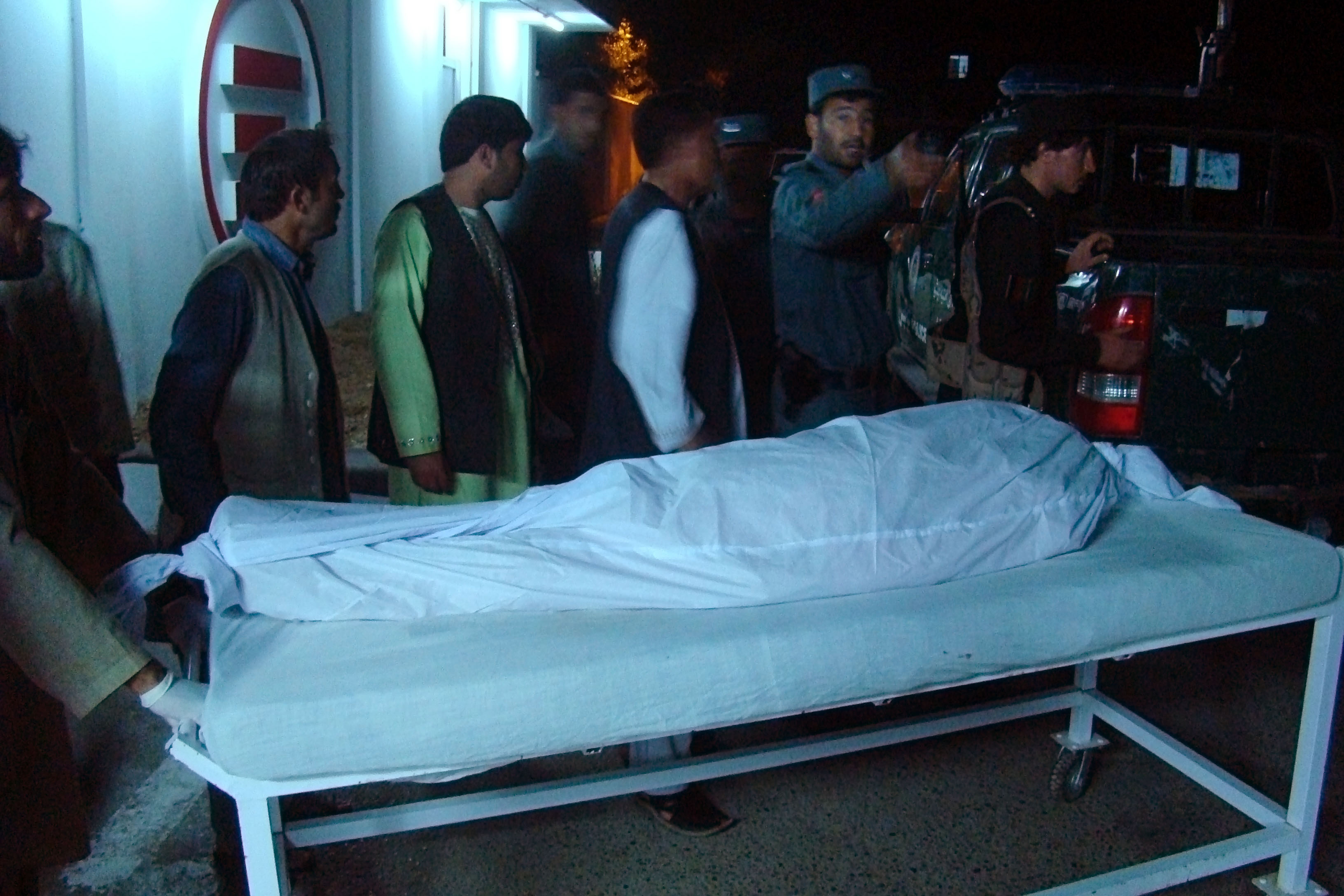 Afghan doctor: 3 dead in suicide attack on police station