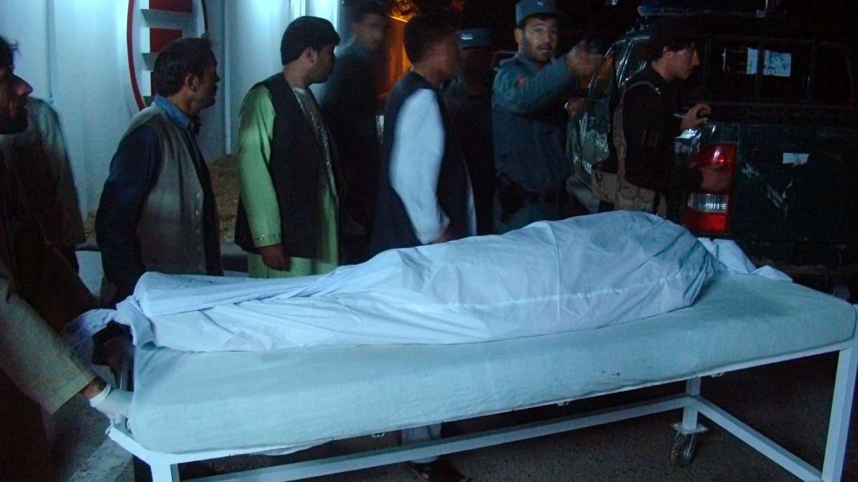 Afghan doctor: 3 dead in suicide attack on police station