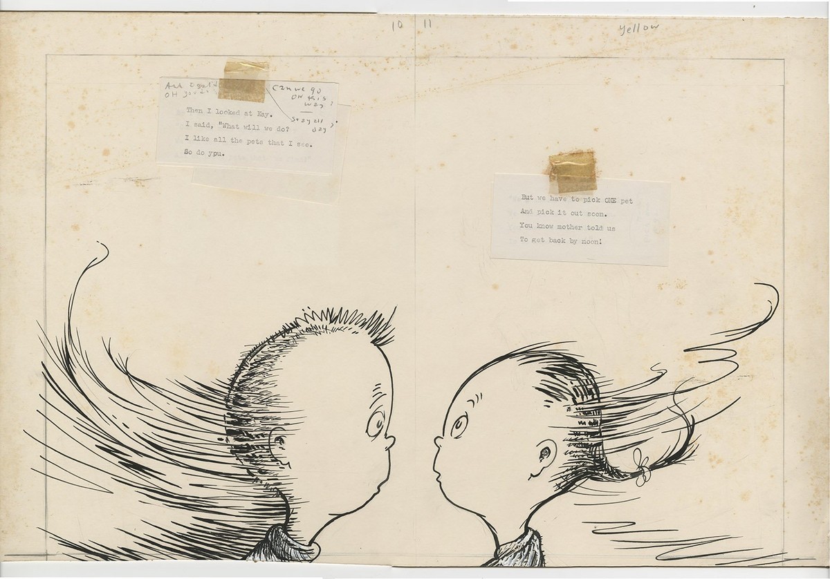 Original art from the upcoming What Pet Should I Get? book (Random House)