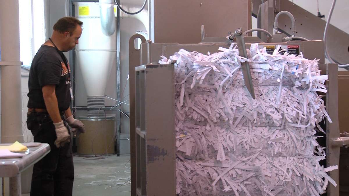 "I think my favorite one is shredding. Definitely, yeah," he said. "I work here from Monday and Friday," Jeff Watts said. (KSL-TV)