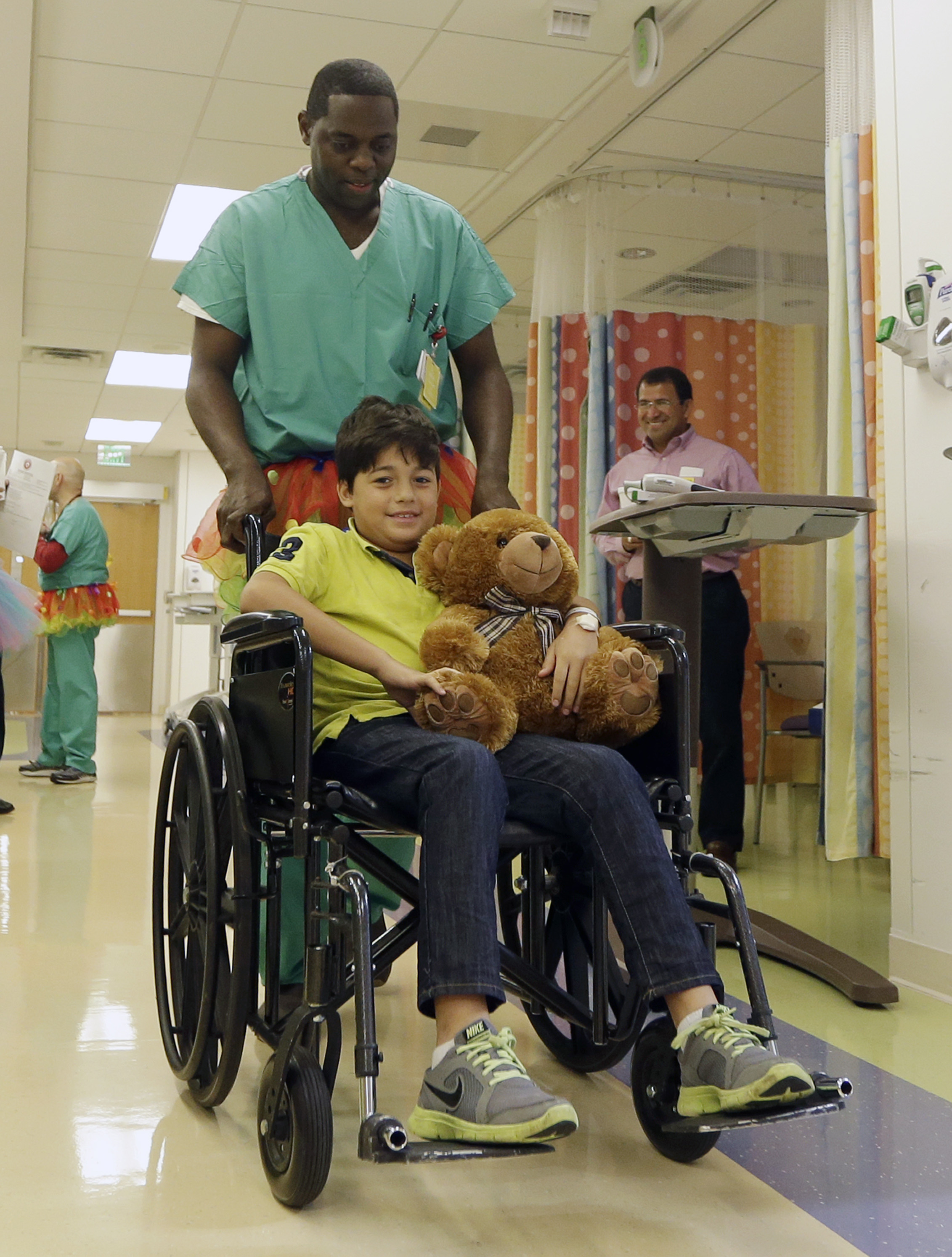"It's for the patients. Just seeing you in a tutu brightens their day, and it can keep them from thinking about what's really going on." -Tony Smith, operating room assistant