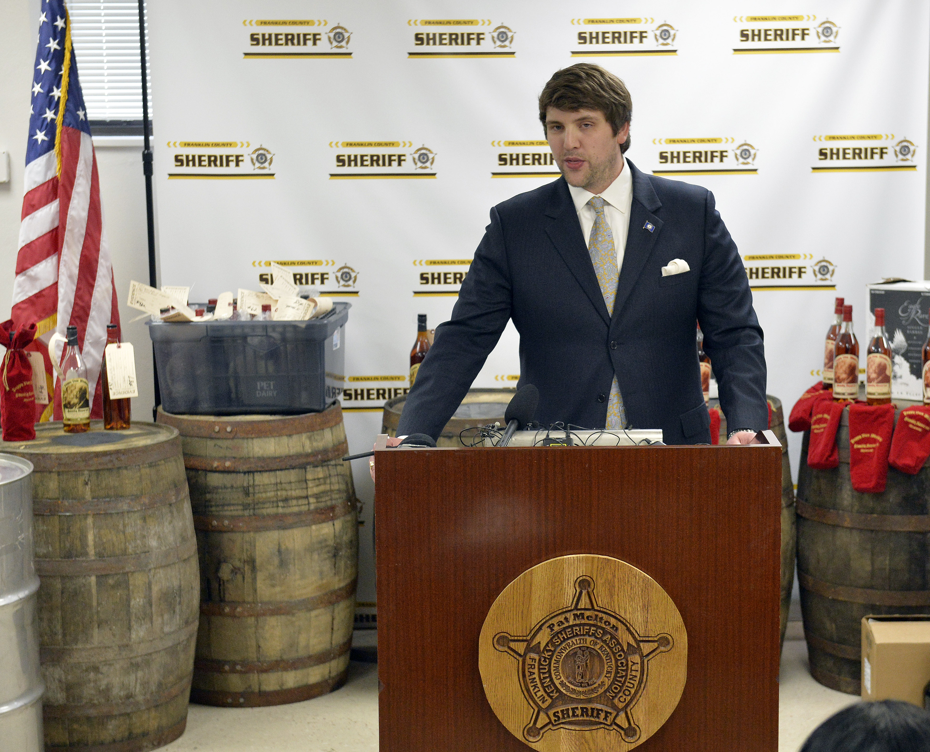 Officials: Rogue workers targeted big bourbon distilleries