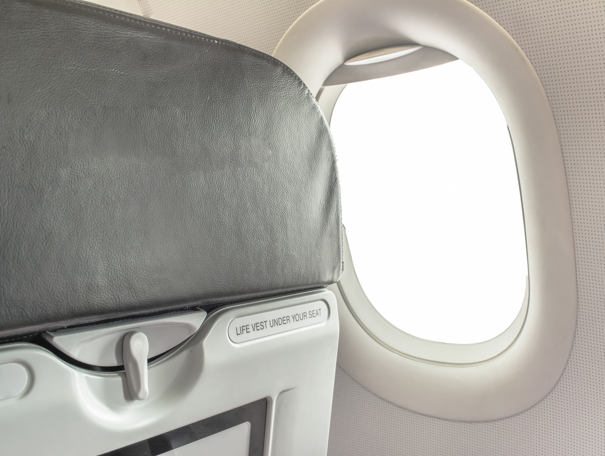 He gave up his tray table