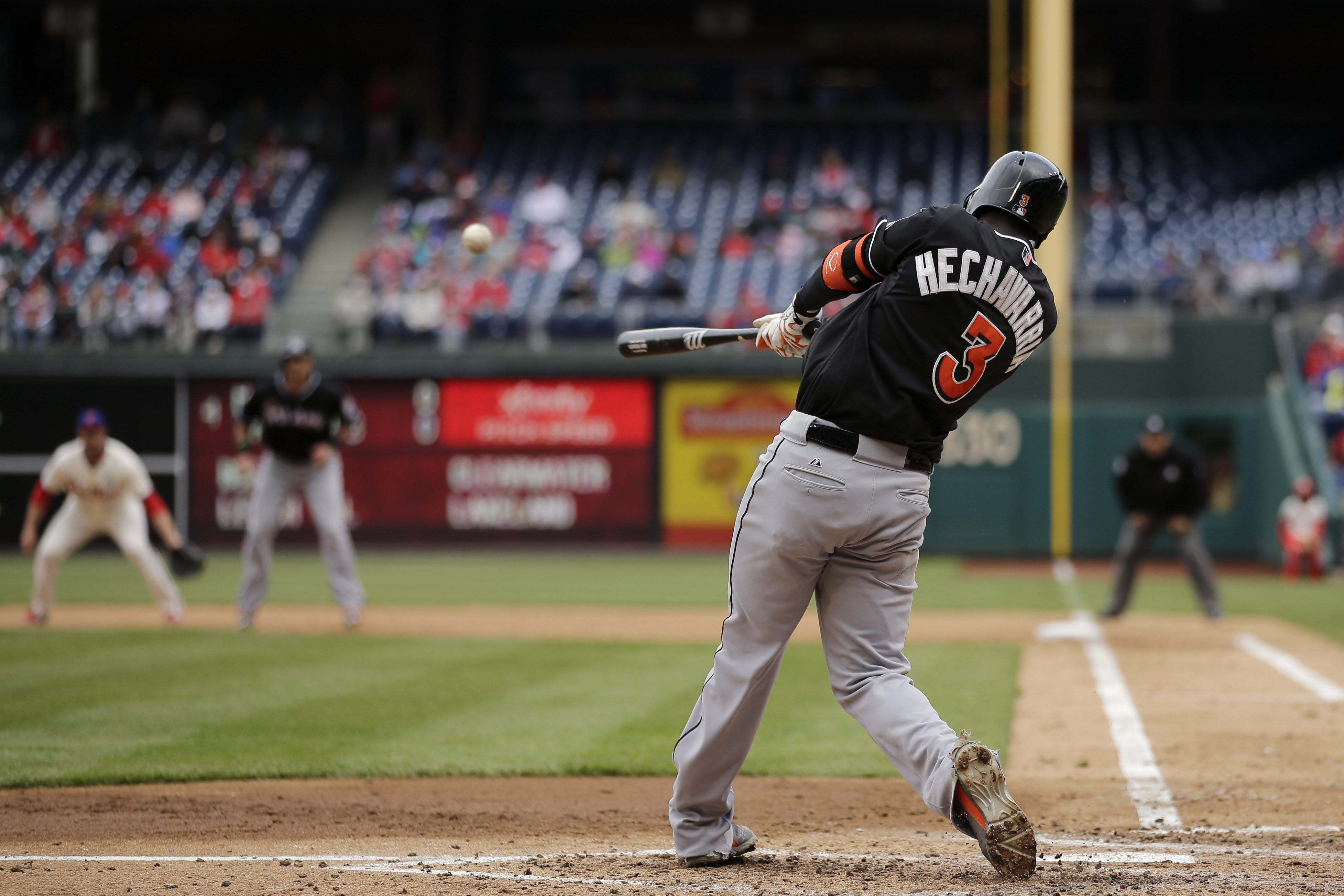 Phelps, Hechavarria and Prado lead Marlins over Phillies 9-1