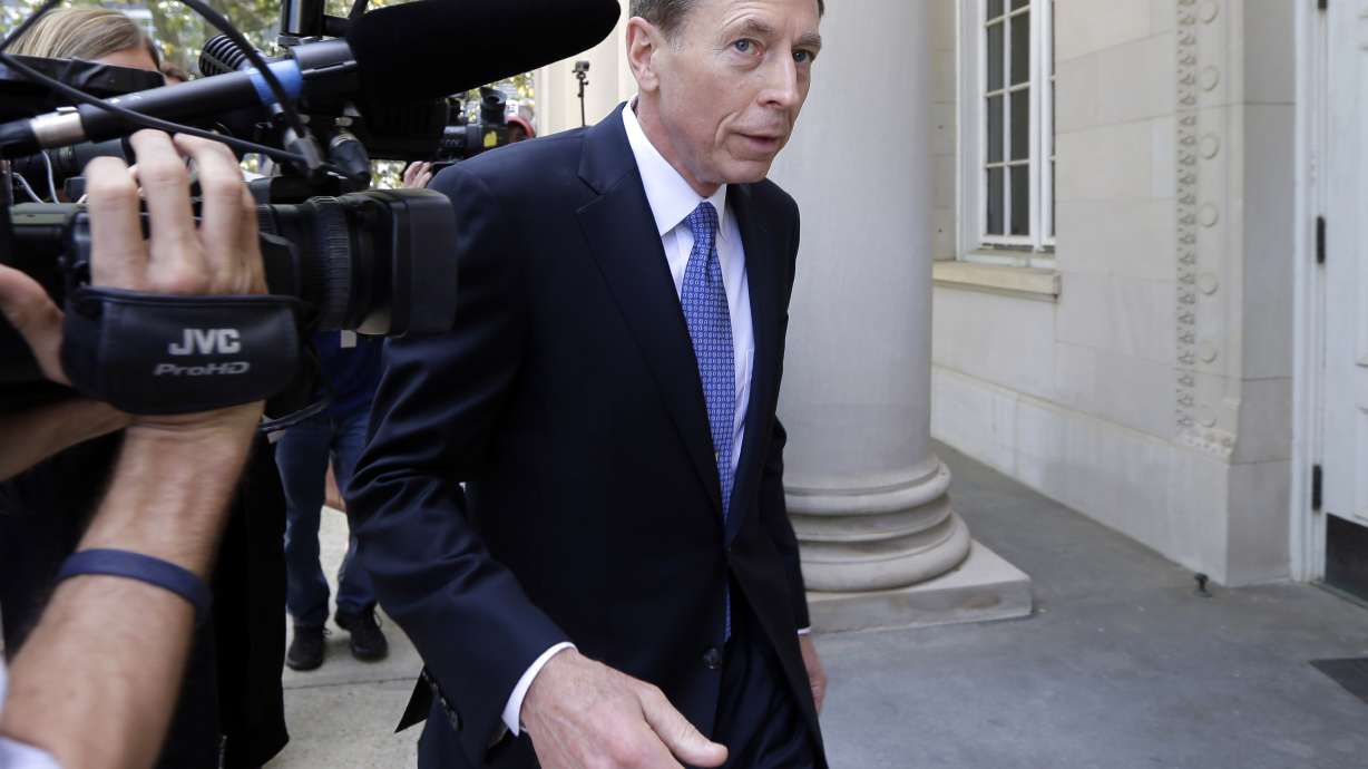 Petraeus sentenced to 2 years' probation for military leak