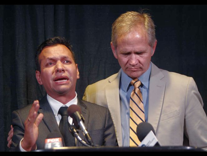 Ed y Elizabeth Smart ofrecen conferencia en el estadio Rio Tinto para ayudar en la búsqueda de joven desaparecida 