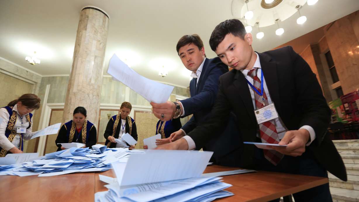 Kazakhstan's longtime leader secures crushing election win