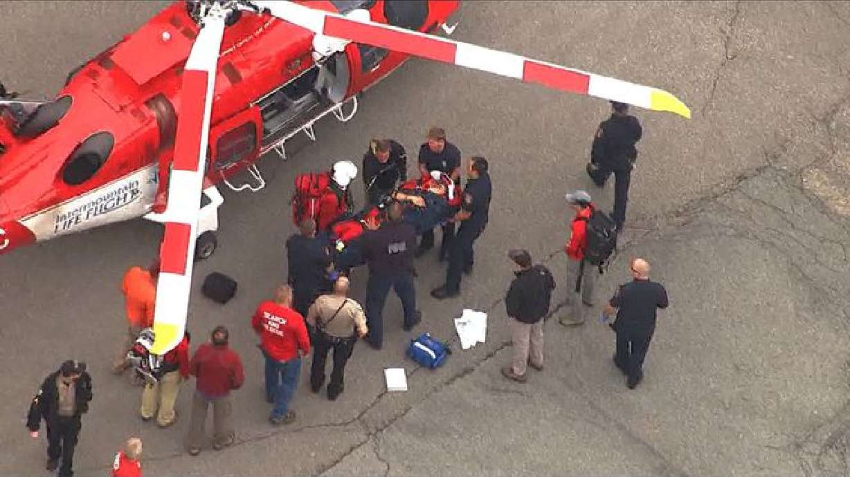 Joven cae de 50 pies de altura en montaña de UT y se encuentra en estado crítico