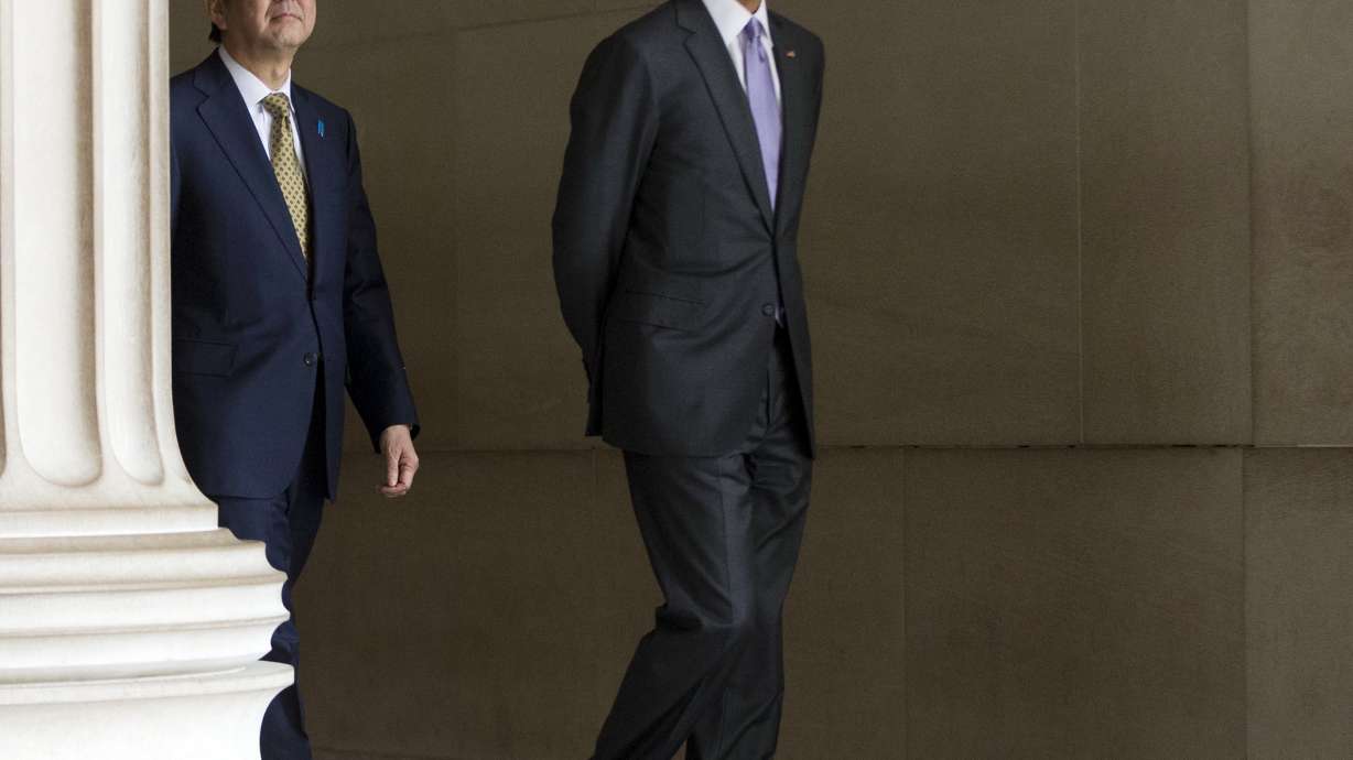Obama, Abe declare progress, but no breakthrough, on trade
