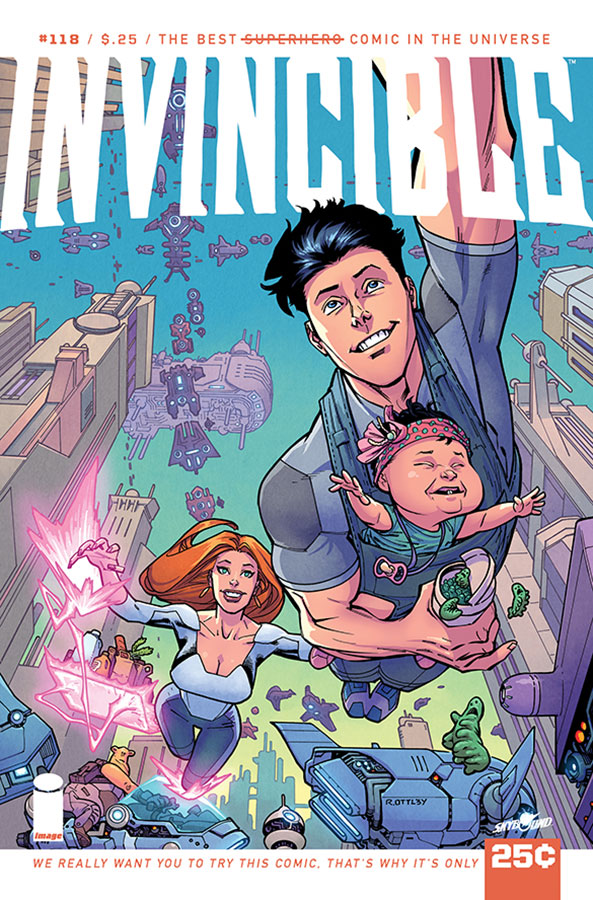 Invincible is the "Best Comic in the Universe" according to Invincible. (Image Comics)