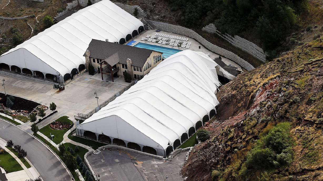 Tennis club sues city over landslide damage