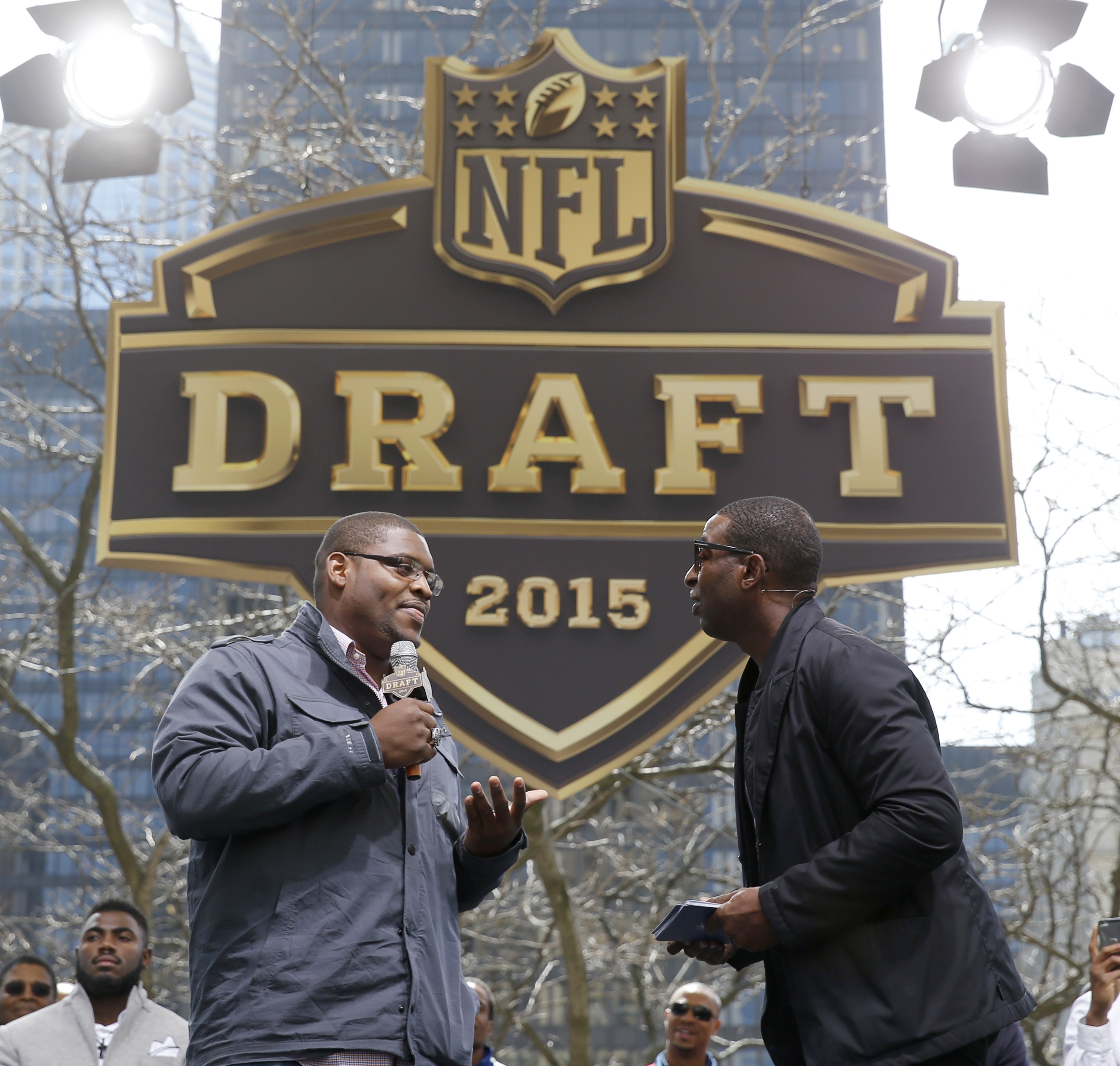 The Latest: Who's left after NFL draft's opening round?