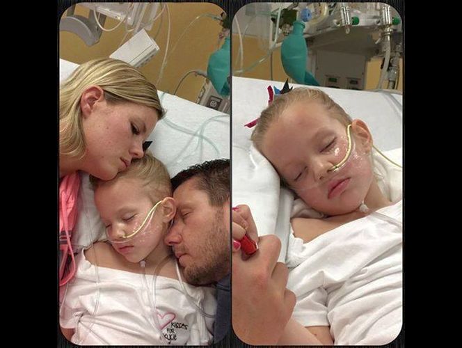 Kycie in the hospital. (Family Photo)