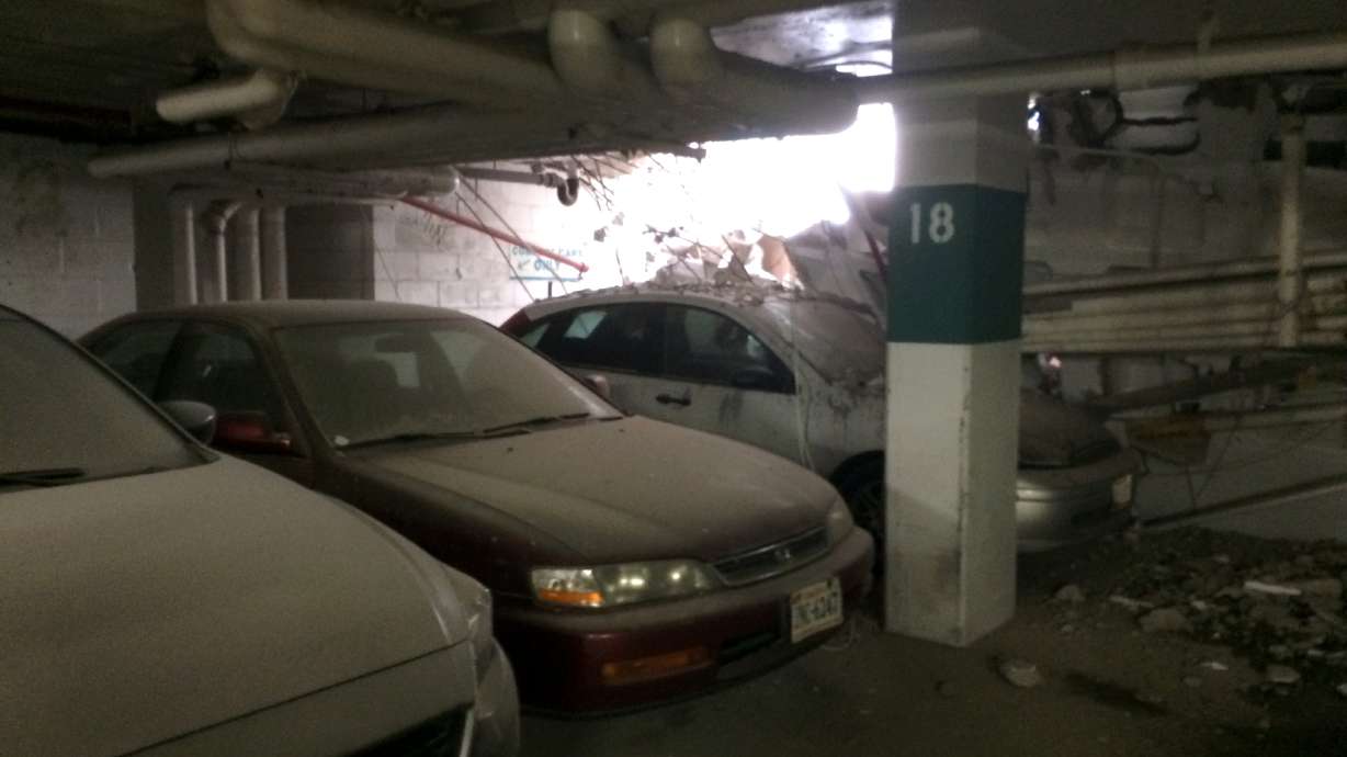 Structure in Watergate garage collapses; 1 person injured