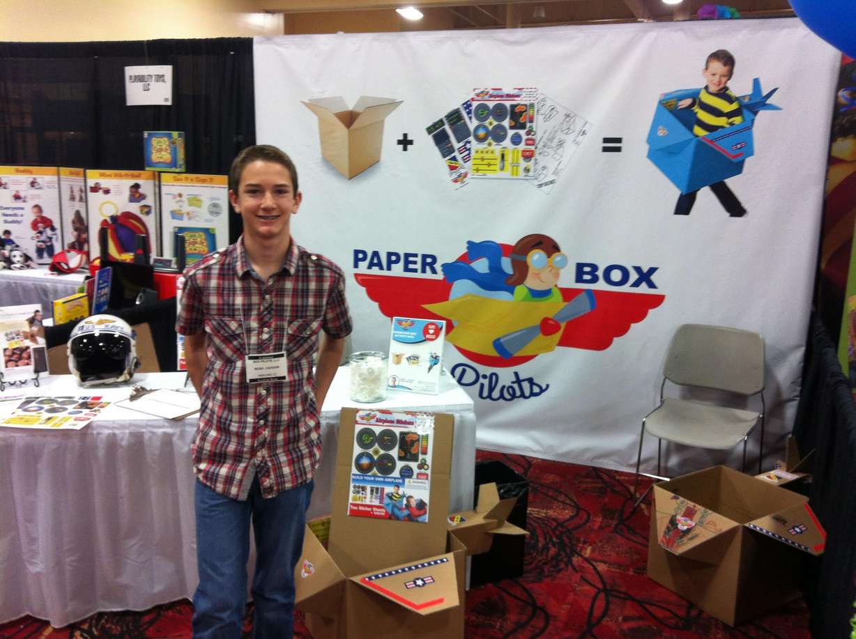 Noah Cahoon first thought of his company Paper Box Pilots at six years old.