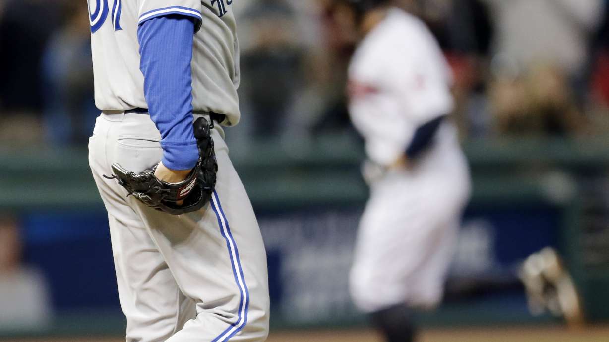 Brantley, Hayes homer as Indians beat Blue Jays 9-4