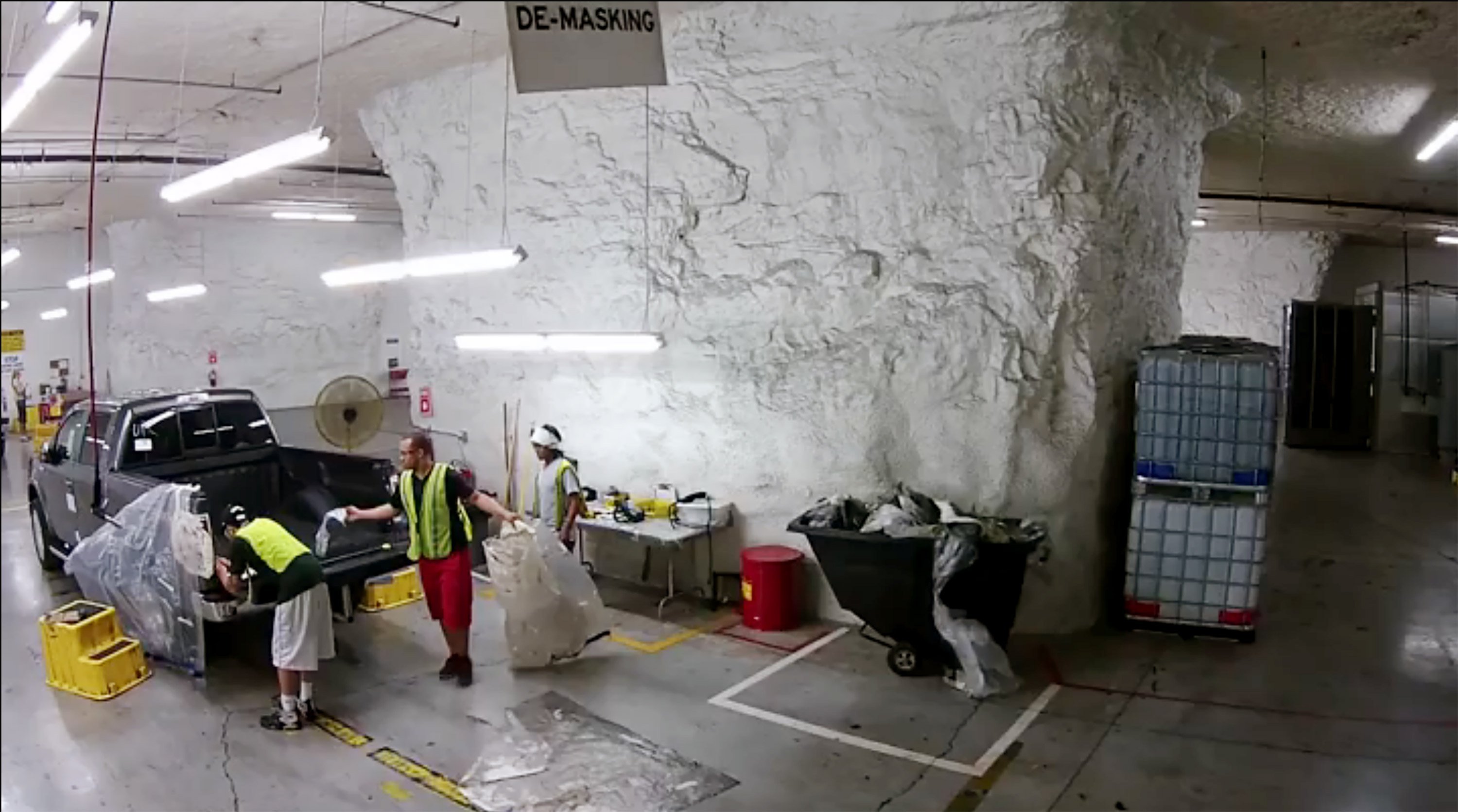 Doing business 100 feet underground