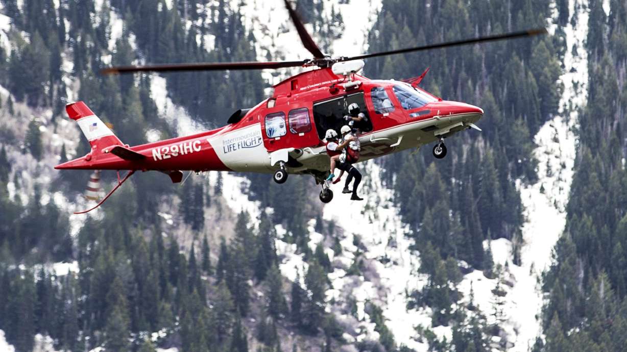 life flight, helicopter, hiker
