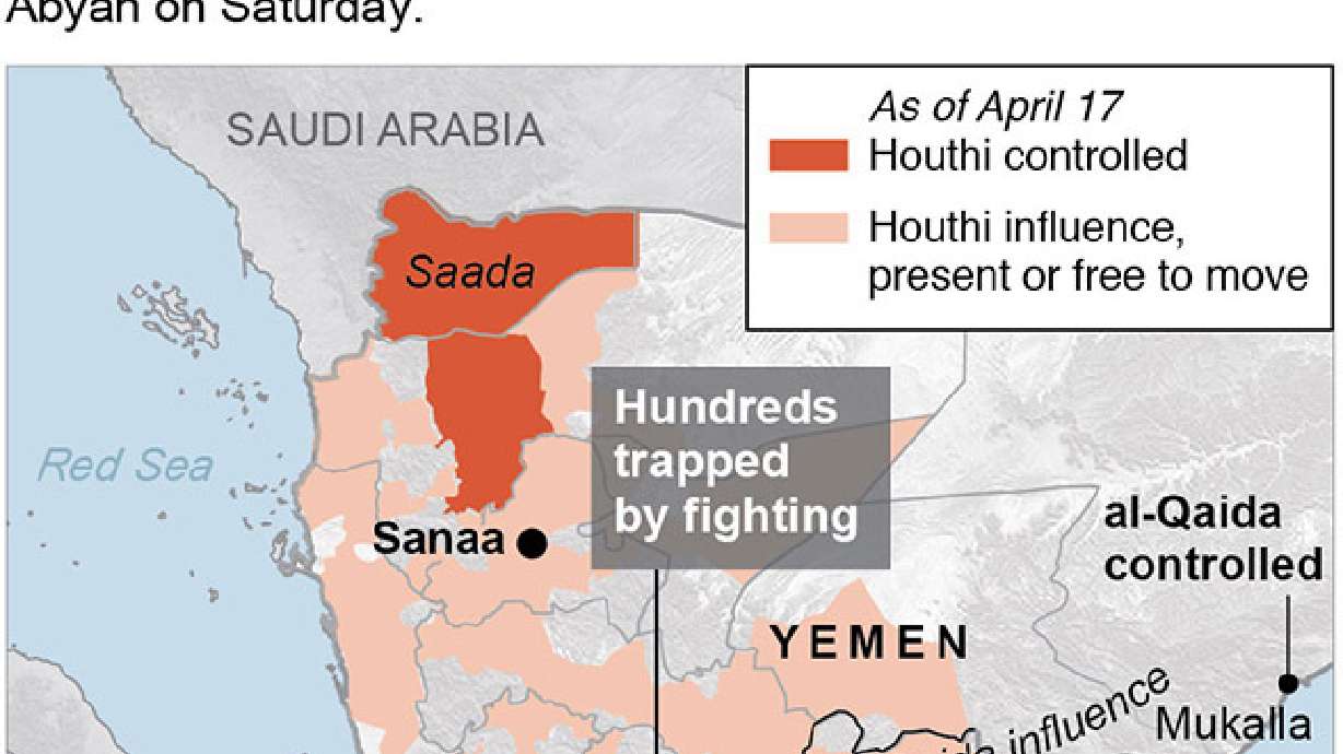 Yemen rebels fire into Saudi Arabia, killing at least 3