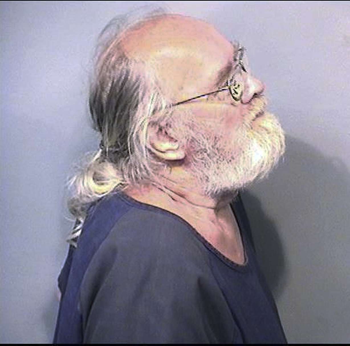 This Monday, May 4, 2015, booking photo released by the Brevard County (Fla.) Sheriff's Office shows Harold Frank Freshwaters, 79, of Akron, Ohio, who arrested Monday by U.S. Marshals in Melbourne, Fla. Freshwaters, convicted of voluntary manslaughter for killing a pedestrian with his car in 1957, initially received a suspended sentence but was imprisoned in 1959 for a parole violation. He fled a prison farm in northwest Ohio later that year. (AP Photo/Brevard County Sheriff's Office)