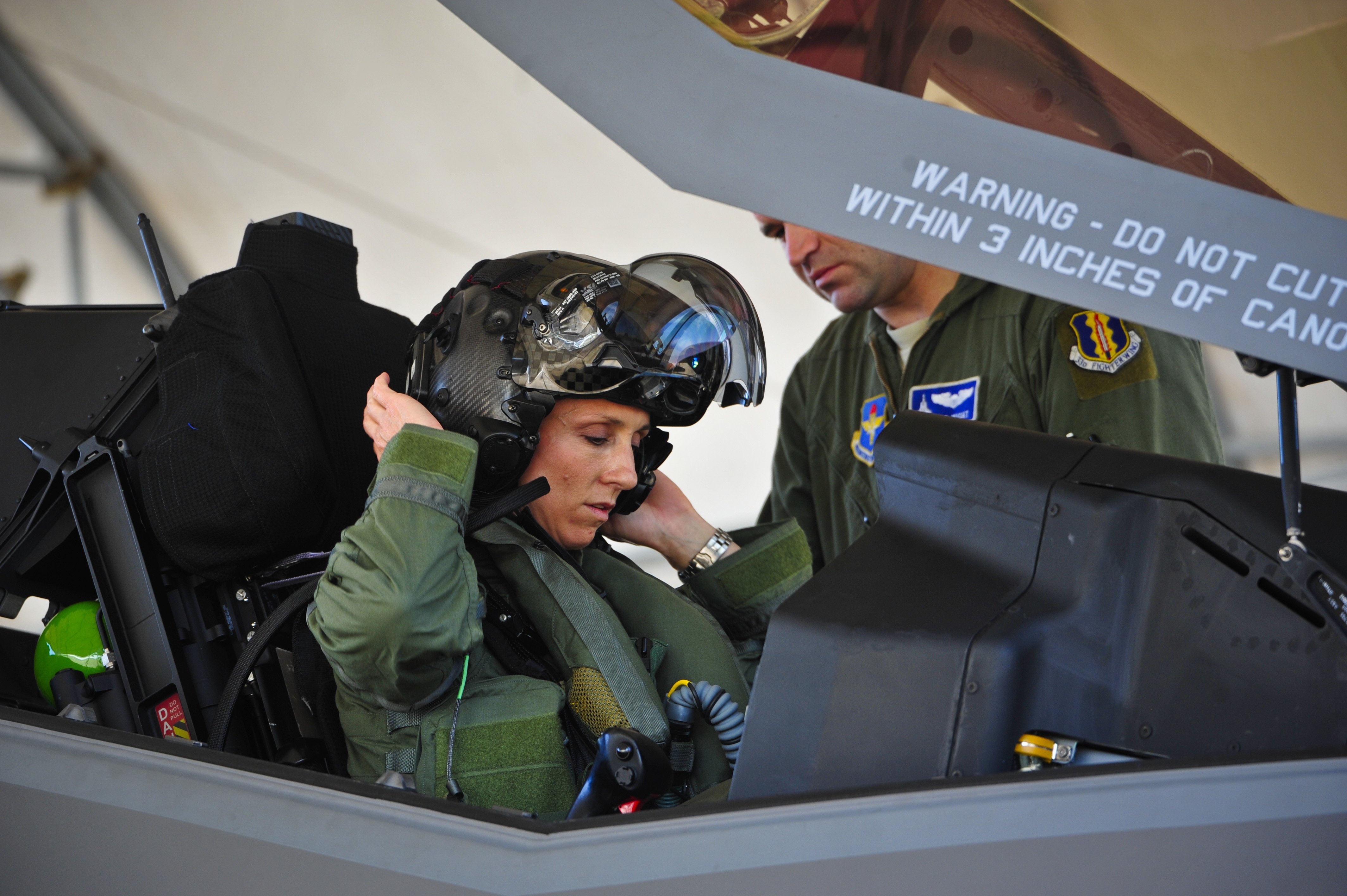 Air Force's newest fighter gets first female pilot