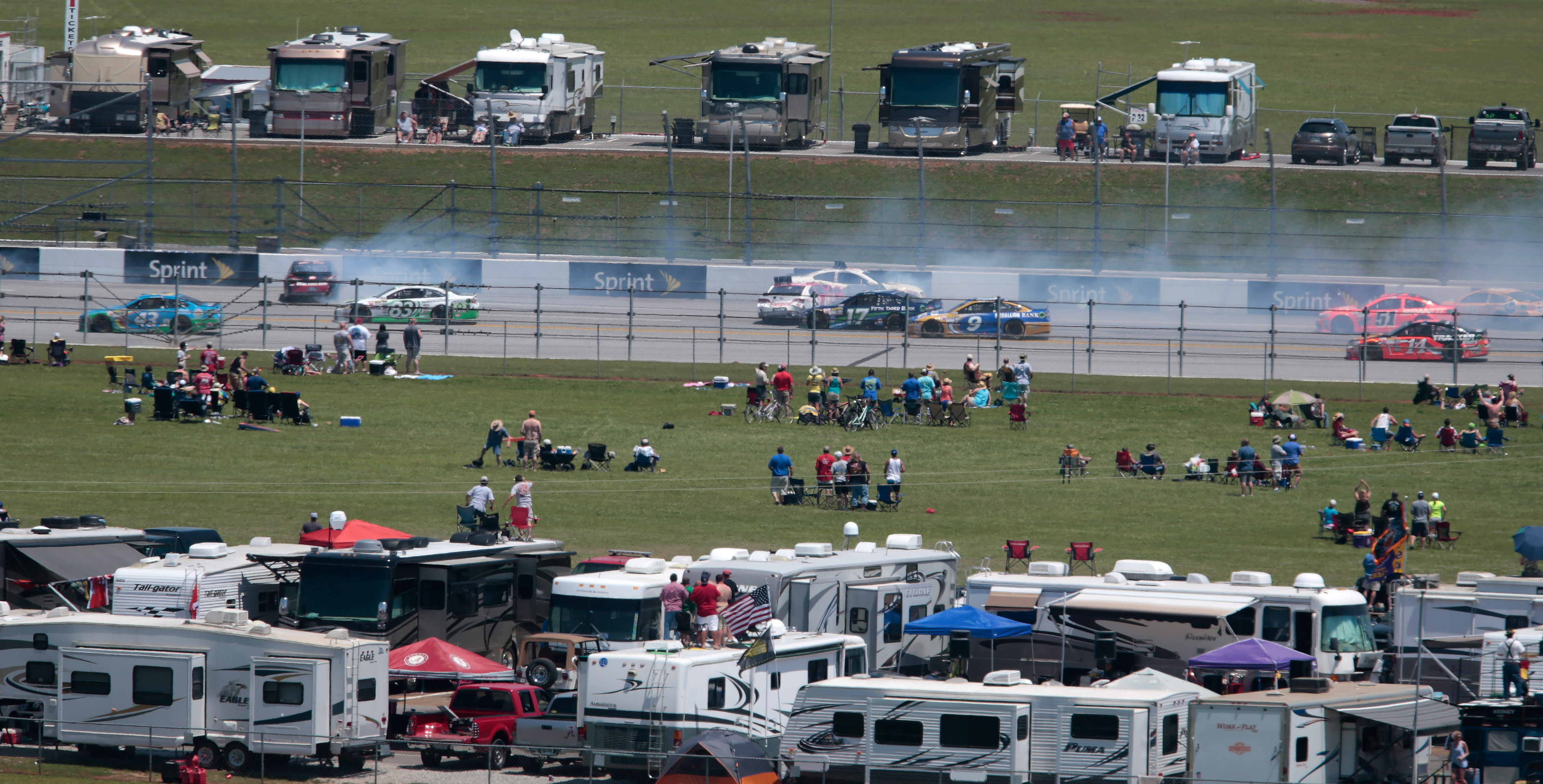 Edwards speaks with NASCAR about chaotic Talladega finish