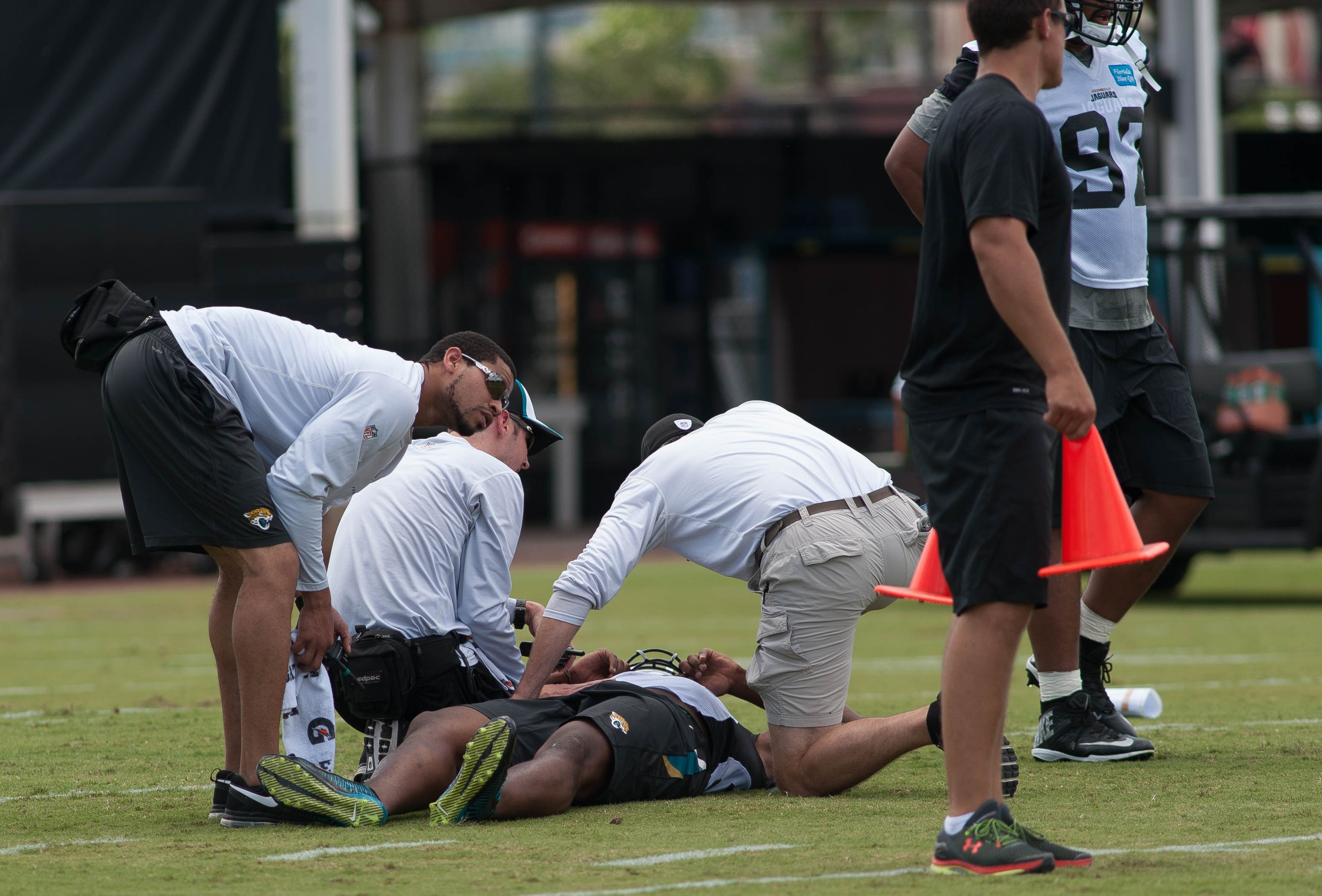 Jaguars' Fowler remains upbeat after season-ending injury