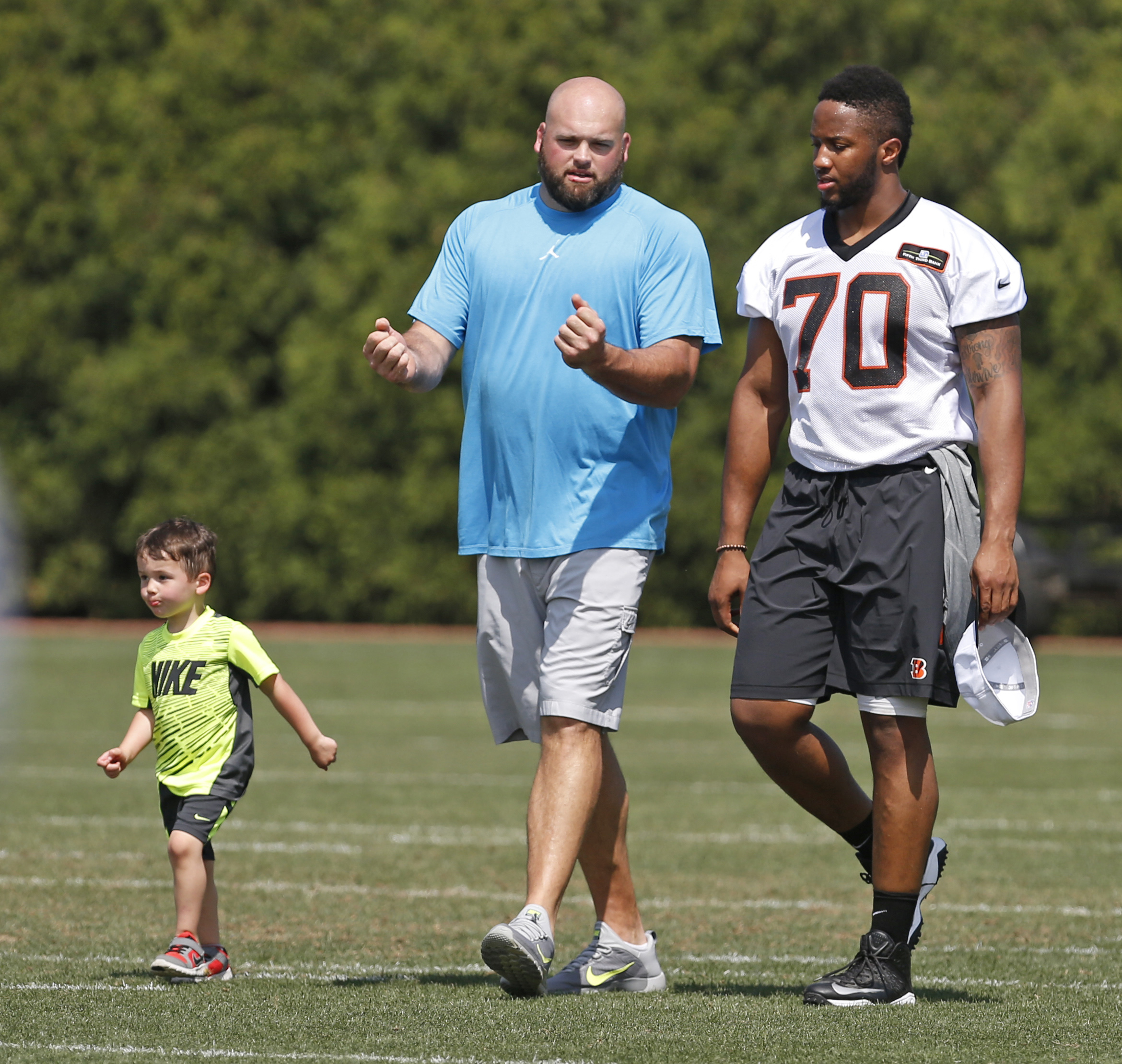 Andrew Whitworth talks to Bengals owners about future