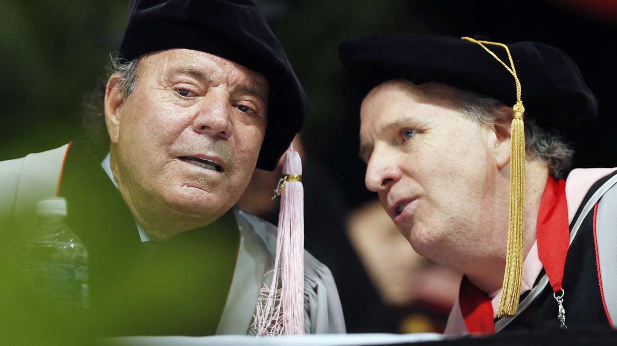Julio Iglesias receives honorary degree from Berklee