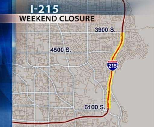 I-215 Bridge to be Replaced this Weekend