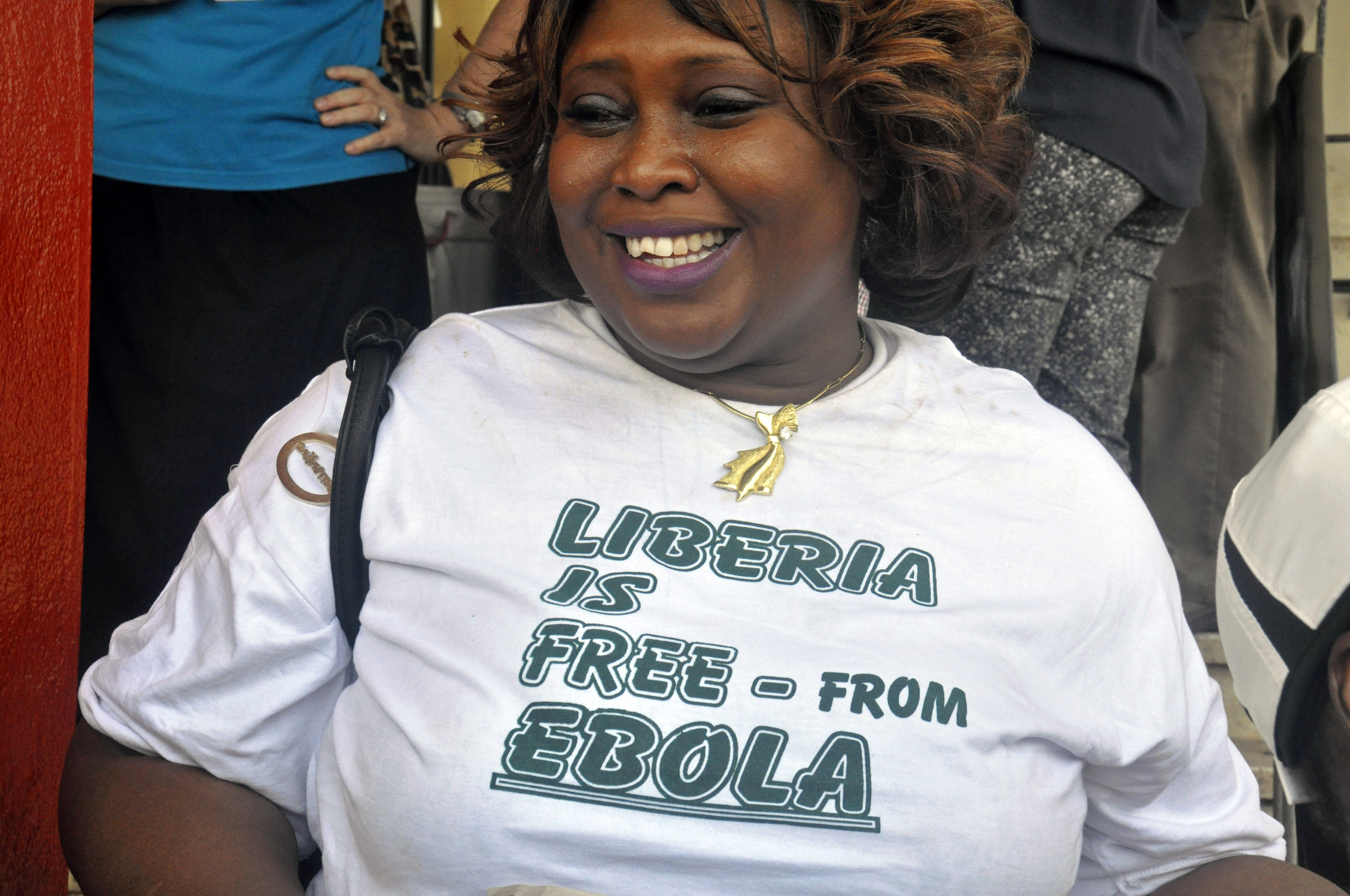 Liberia's government holds celebration to mark Ebola's end