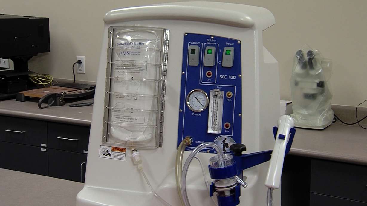 (KSL-TV) Picture of the M-Vac machine.