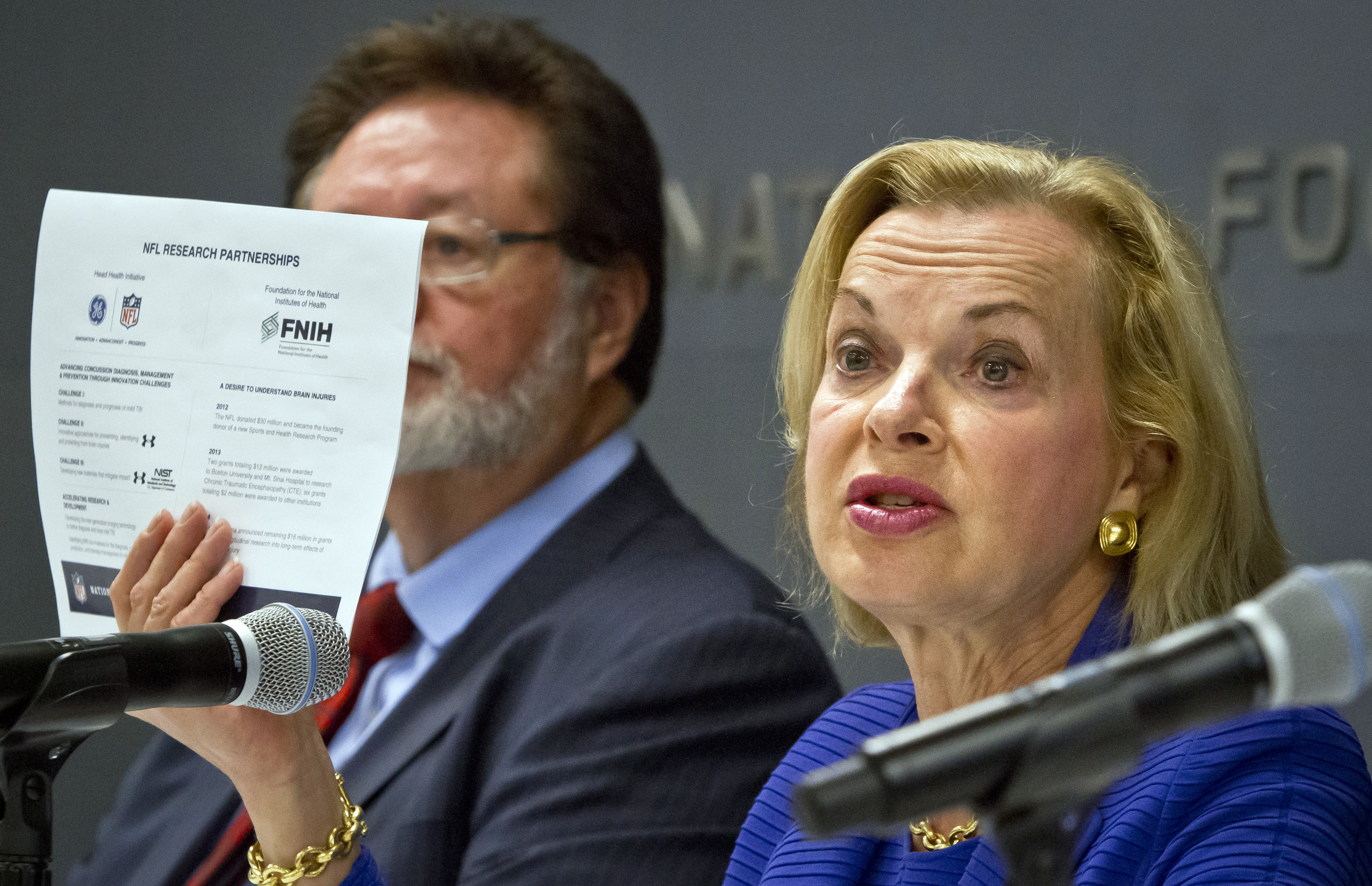 NFL's Nabel sees league as leader in player health, safety