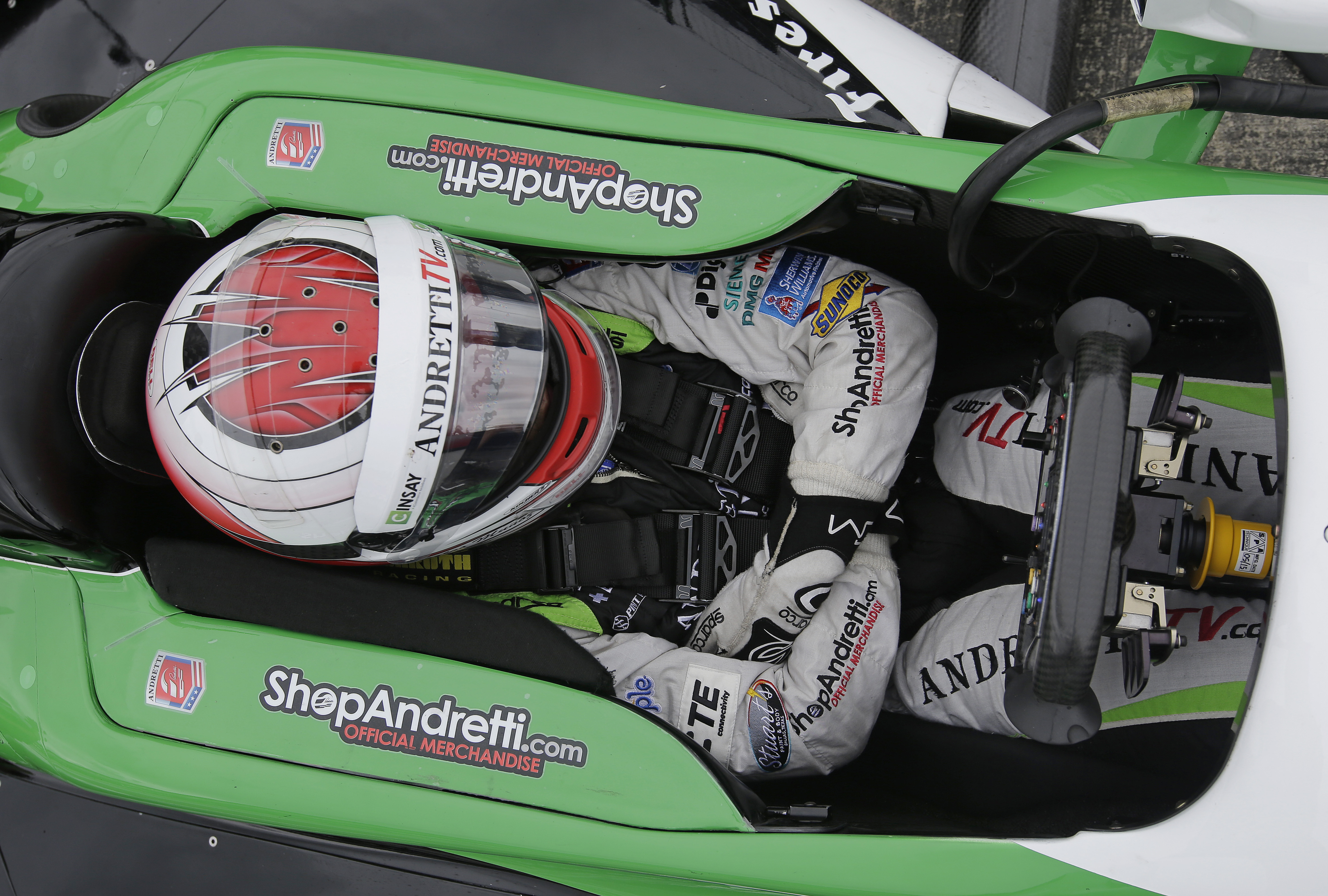 Carlos Munoz hits 230 mph at Indianapolis as 2 cars crash