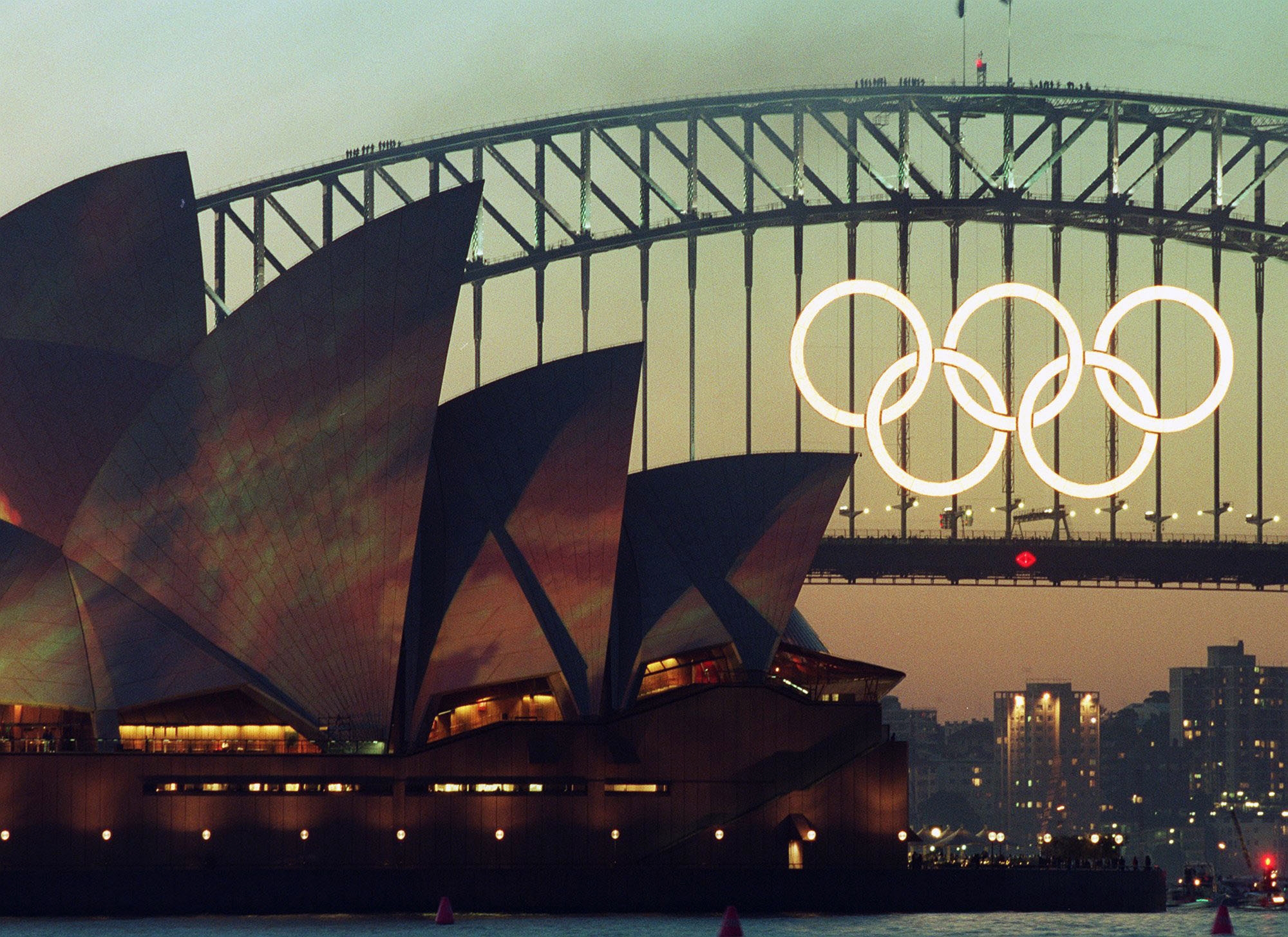 SOLD!: Iconic 2000 Olympic rings from Sydney Harbour Bridge