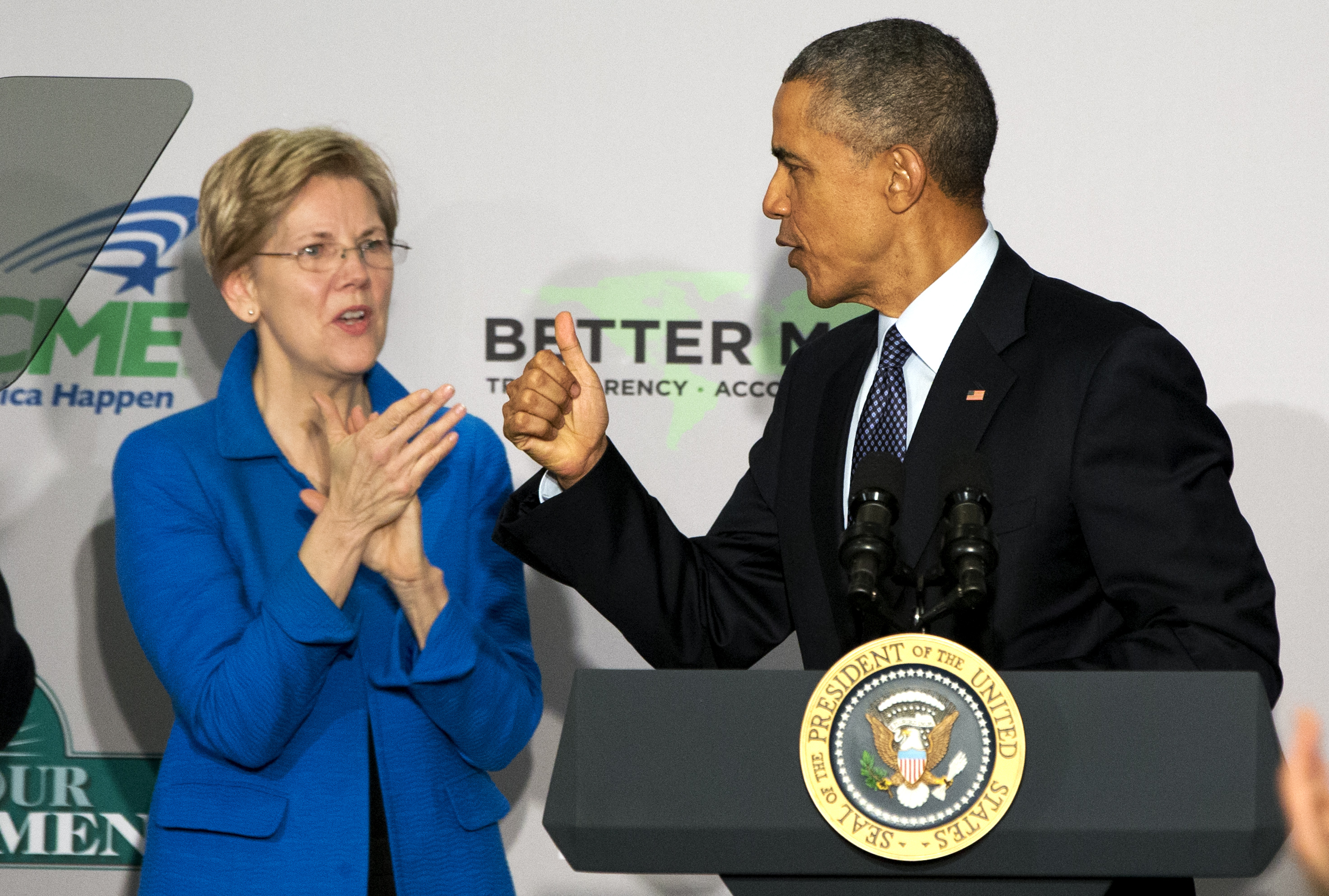 Warren has irked Obama before, but trade deepens their rift