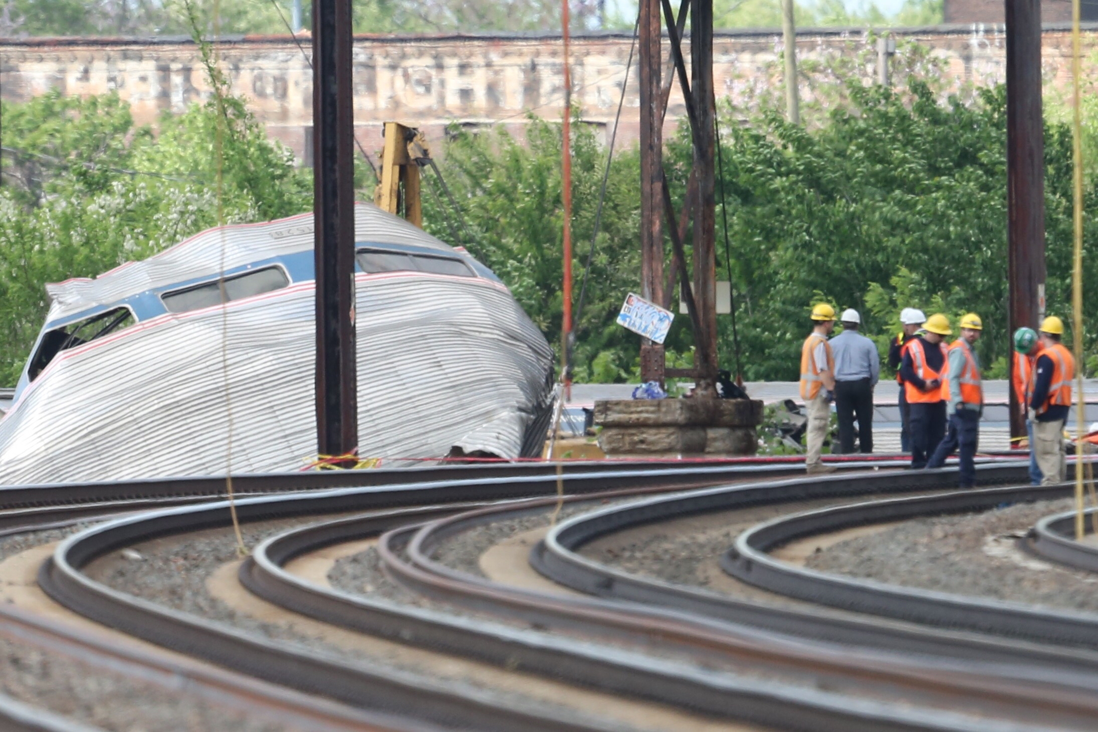 New mystery in train crash: Was it hit by a flying object?