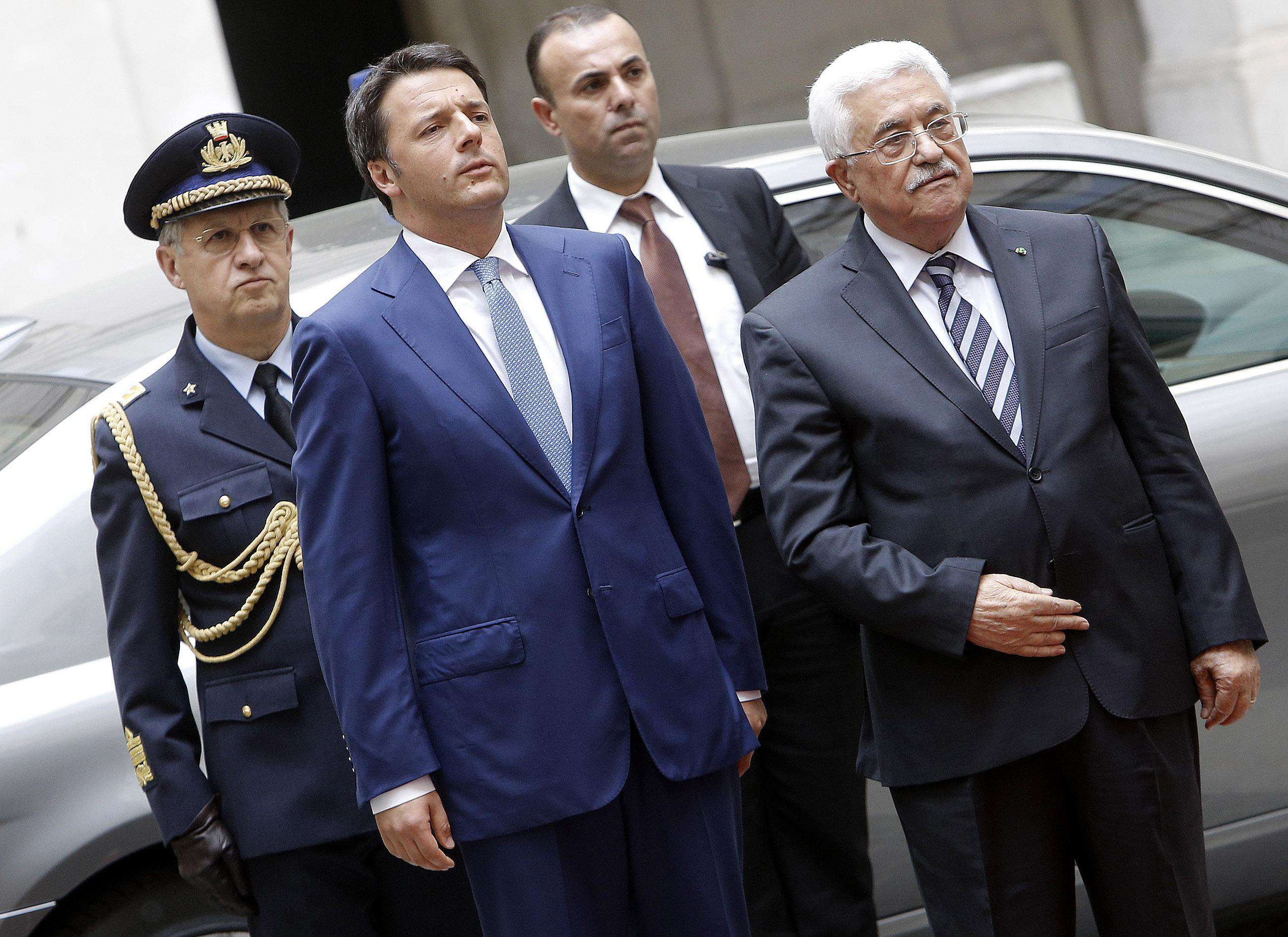 Pope calls Palestinian leader "angel of peace" during visit