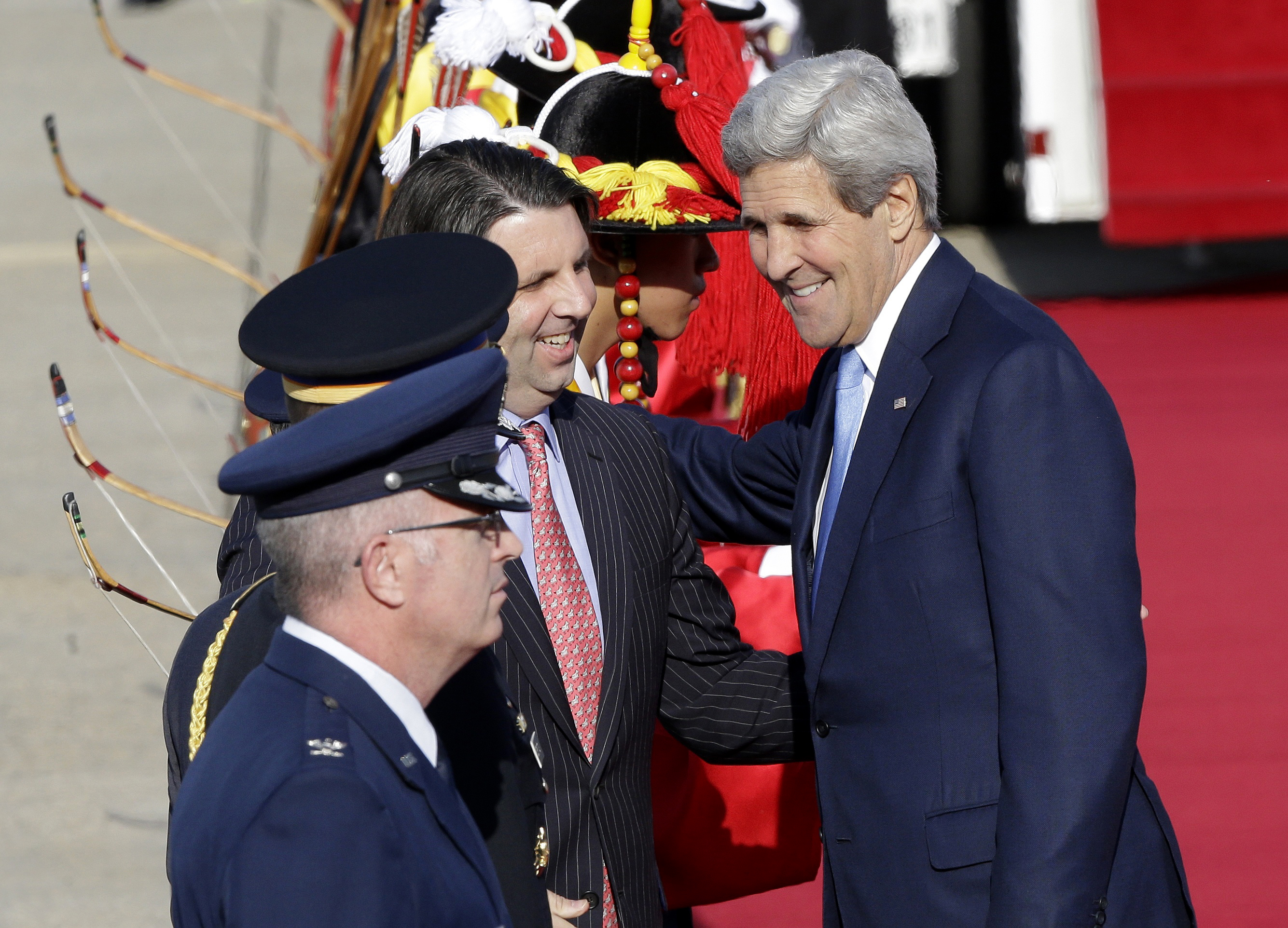 Kerry slams North Korea, vows security for South