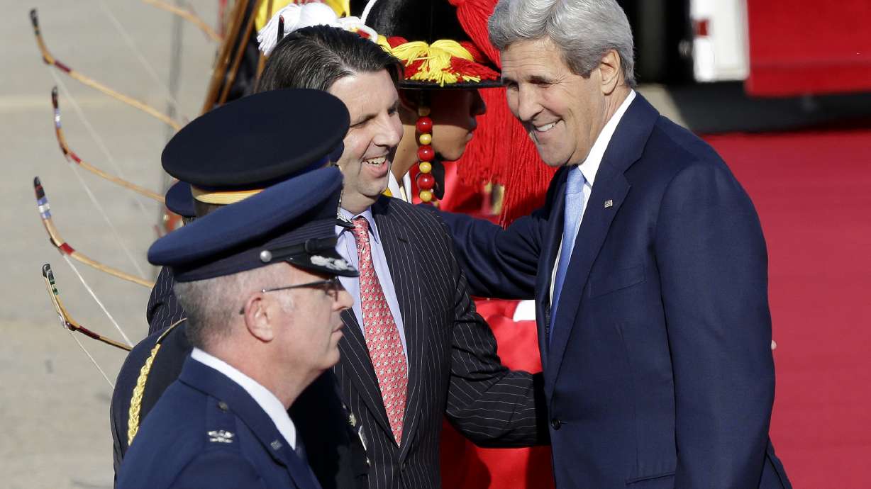 Kerry slams North Korea, vows security for South