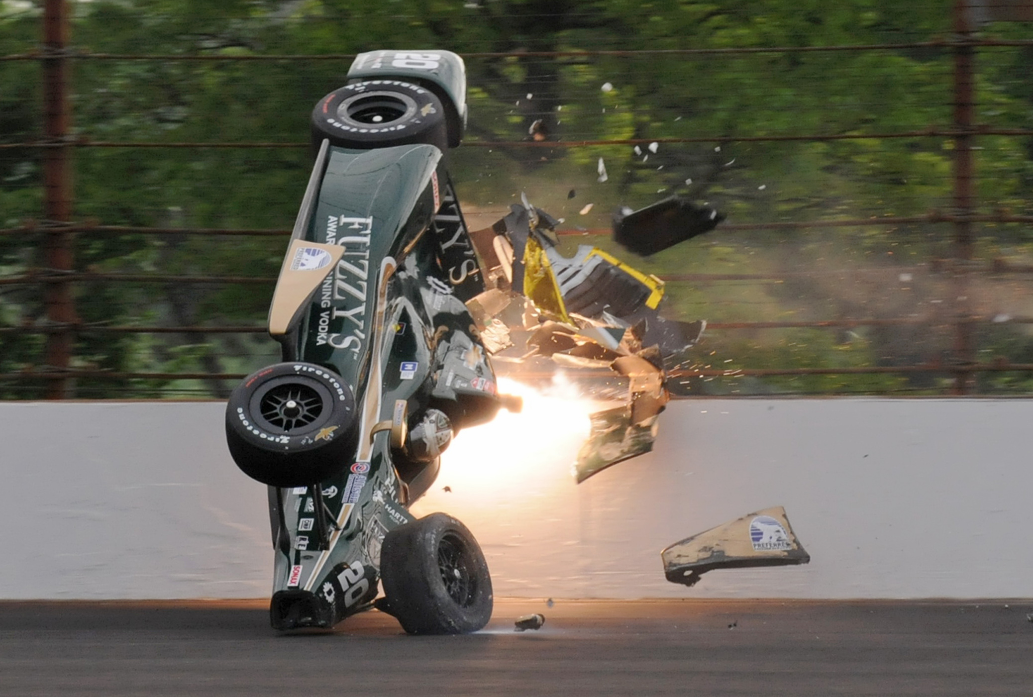 Qualifying delayed after Carpenter's crash
