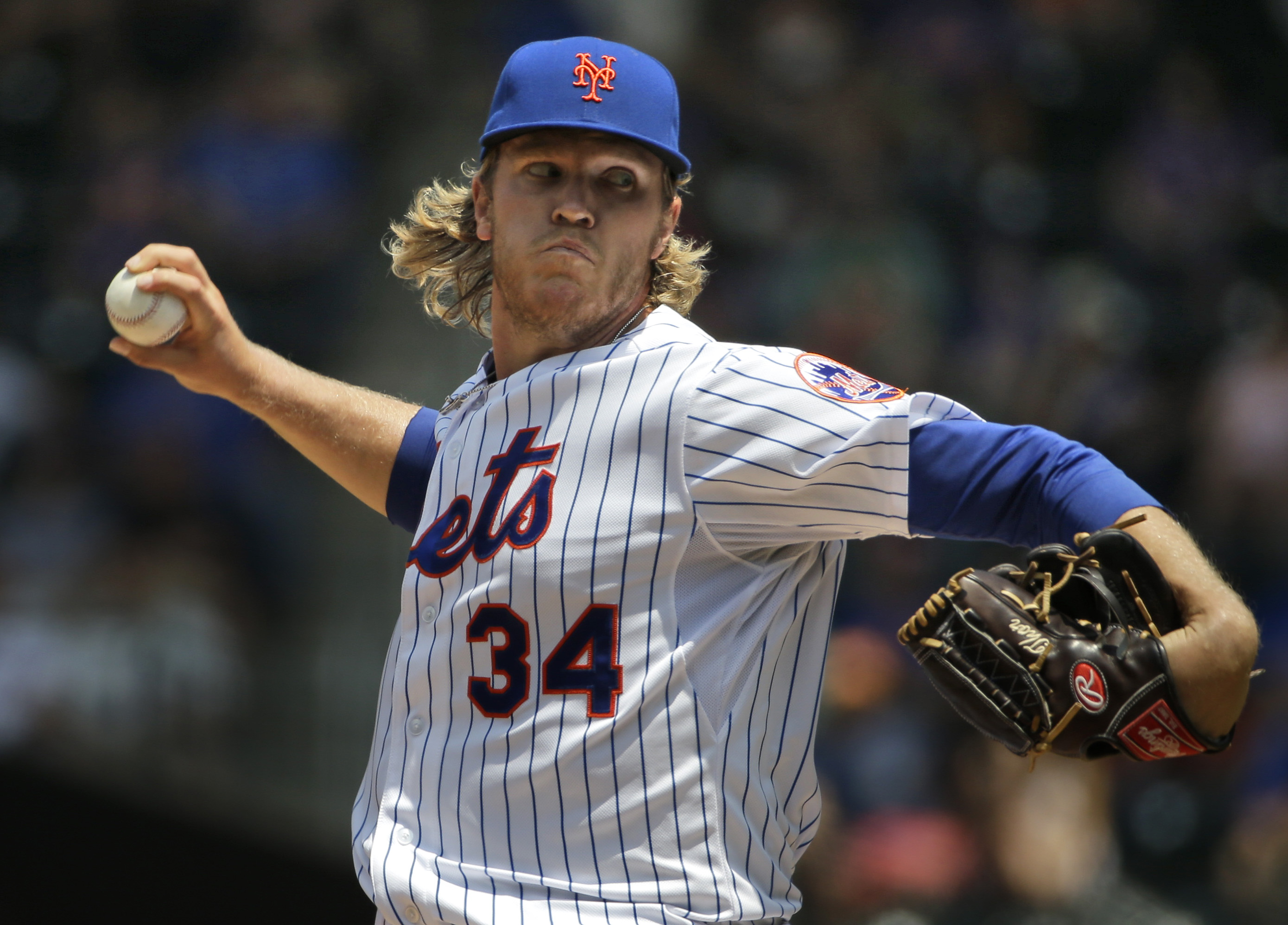 Syndergaard earns 1st big league win, Mets beat Brewers