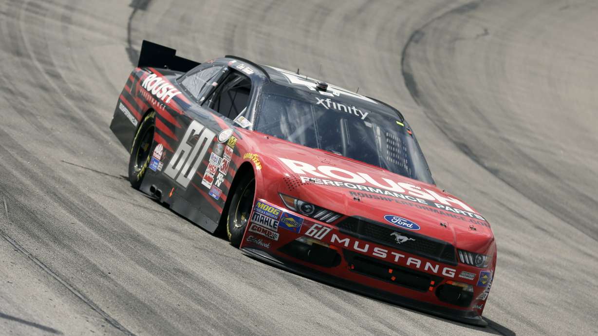 Buescher rallies to win NASCAR Xfinity race in Iowa
