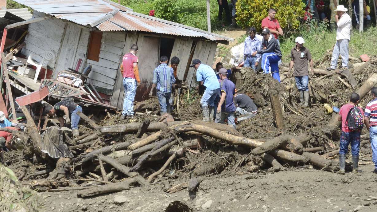 Colombians celebrate baby's miracle survival from mudslide