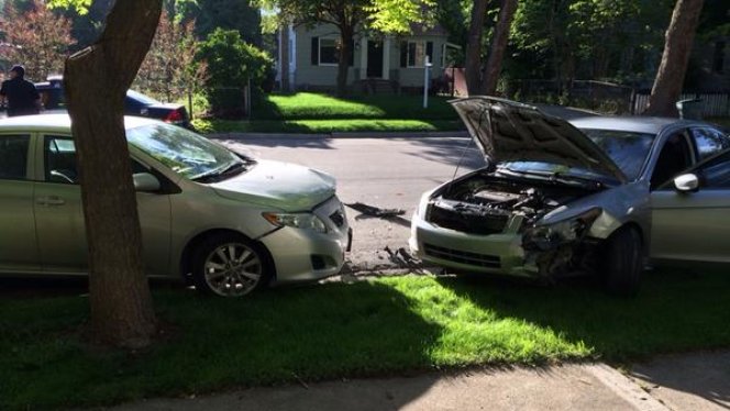 La policía de SLC busca a un hombre involucrado en dos choques, se encontraría herido