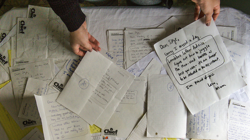 Lunchbox letters from mom inspire grad student’s thesis