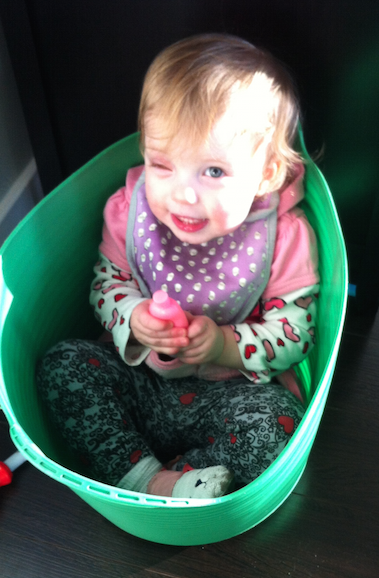 Daisy Callister was born with a rare eye cancer that would lead doctors to remove her eye.