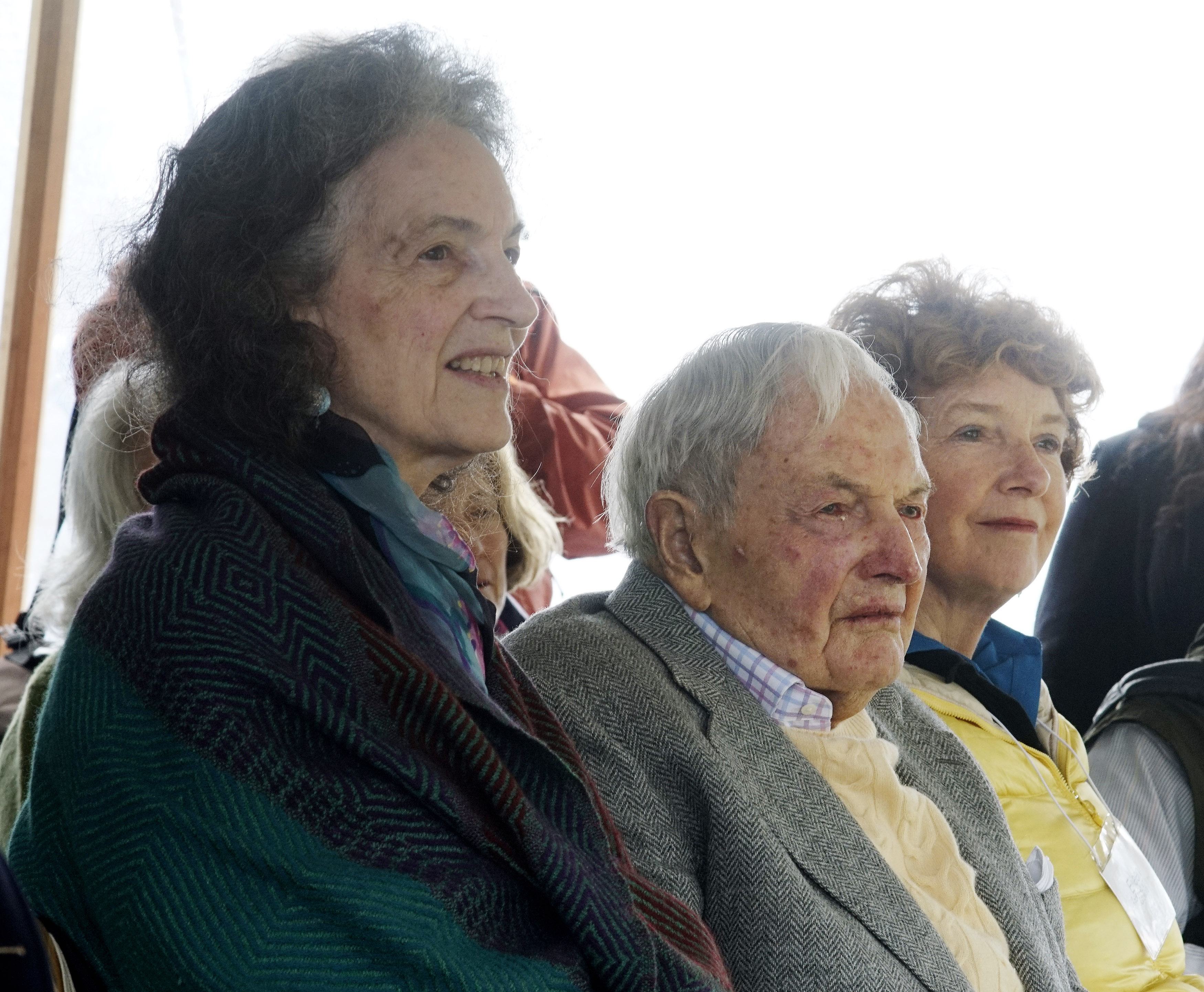 Rockefeller makes rare appearance ahead of 100th birthday