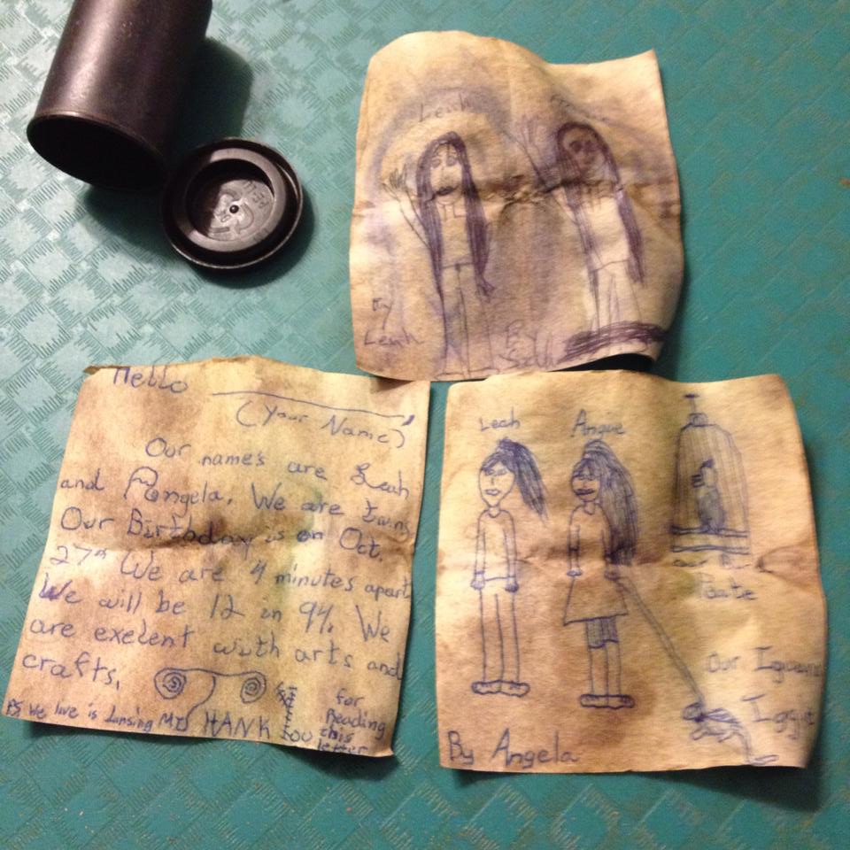 Ohio man finds canister containing 21-year-old message