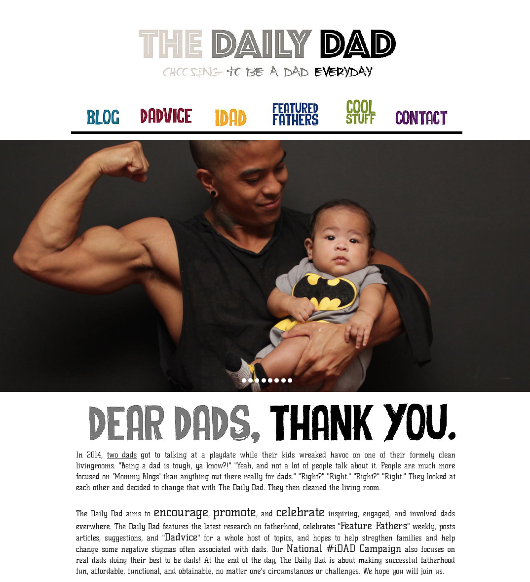 Website helps dads to fight against 'absentee' or 'deadbeat' stigma